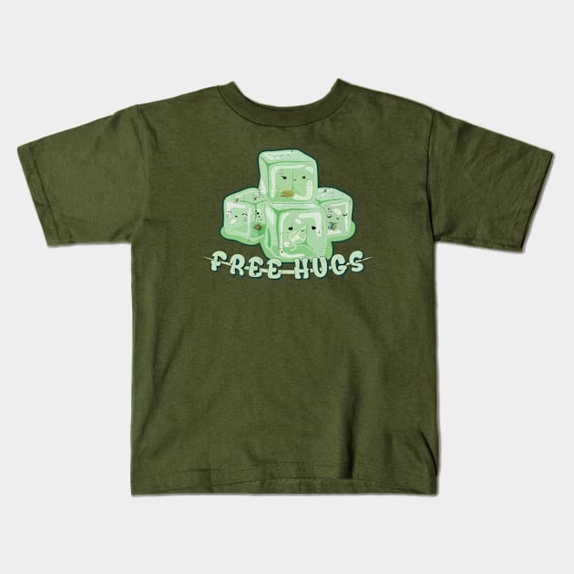 Gelatinous Hugs Kids T-Shirt by KennefRiggles